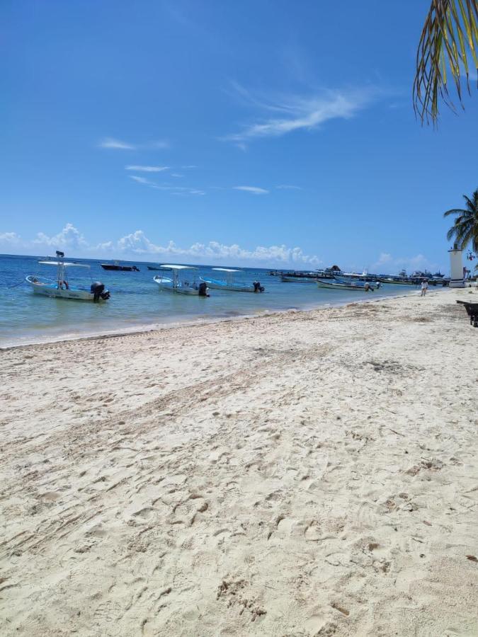 Casa Lucia Beachfront Puerto Morelos Exterior photo