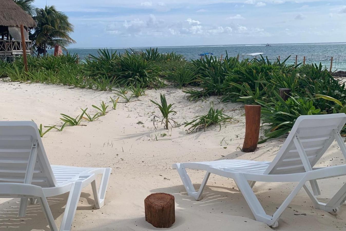 Casa Lucia Beachfront Puerto Morelos Exterior photo